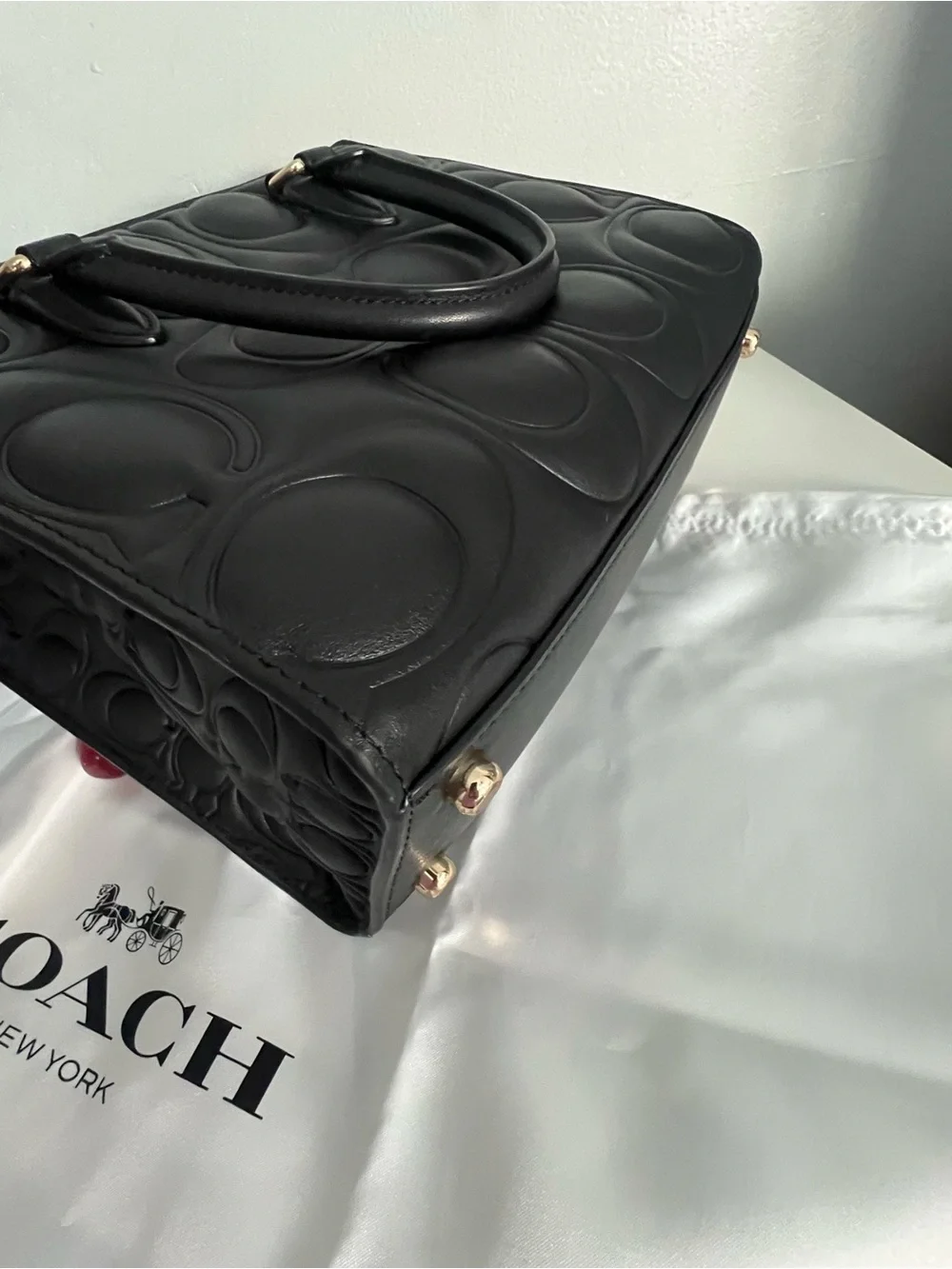 Coach Small Maggie Bag In Signature Leather